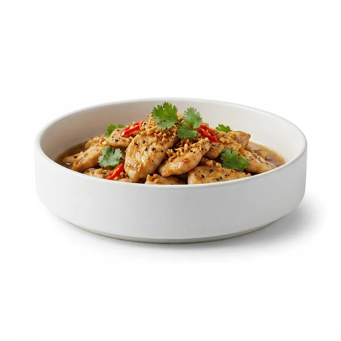 Gai Pad Kratiem Prik Thai