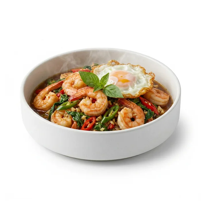 Pad Kra Pao Goong
